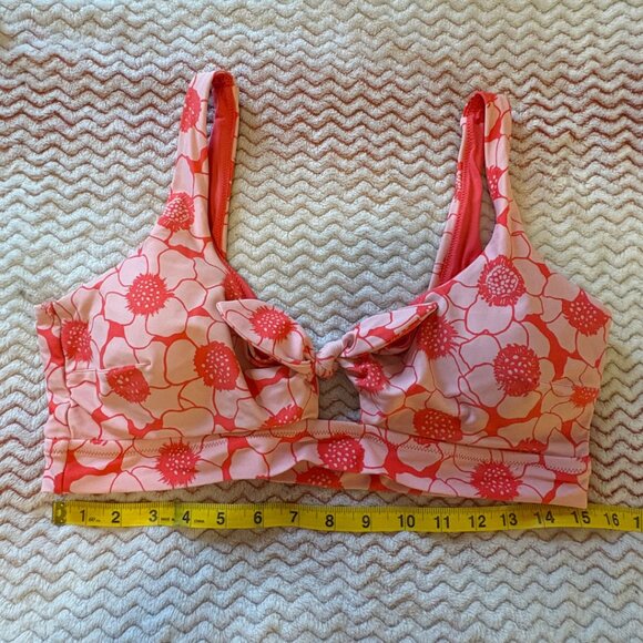 Aerie Pink Floral Bikini Bathing Suit Tops and Bottom - Size XL - XXL - Picture 3 of 12